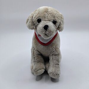 Jaag Dog Plush Scheels Bandana Tan Labrador 7 Inches